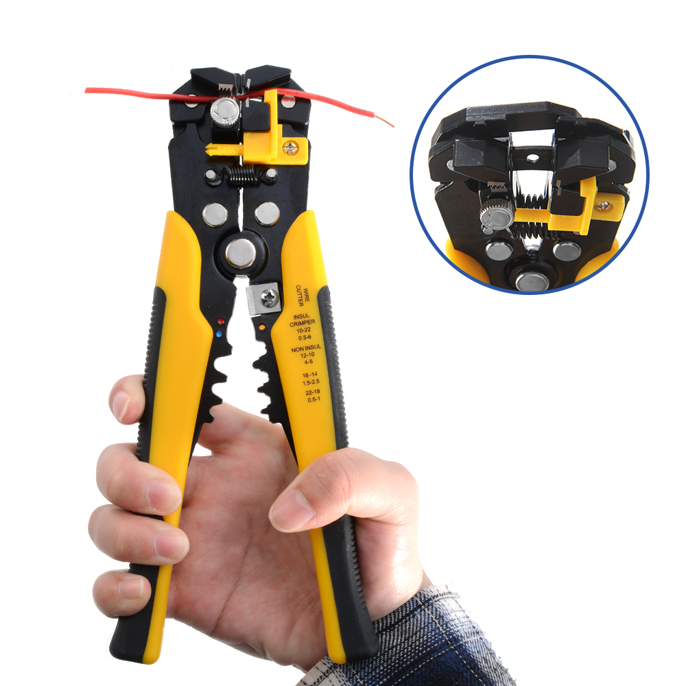 Automatic Wire Stripper Cutter - Verstelbare automatische draadstripper en krimptang, multifunctionele