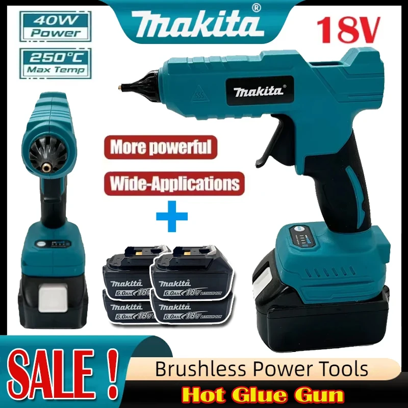 Hot Melt Glue Gun Cordless - Makita Draadloze Elektrische Handluchtlijmpistool Reparatie DIY