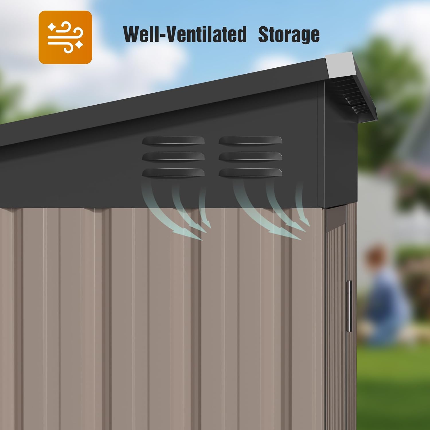 5x3FT metalen opslagruimte met - Garden Tools recensie en prijs