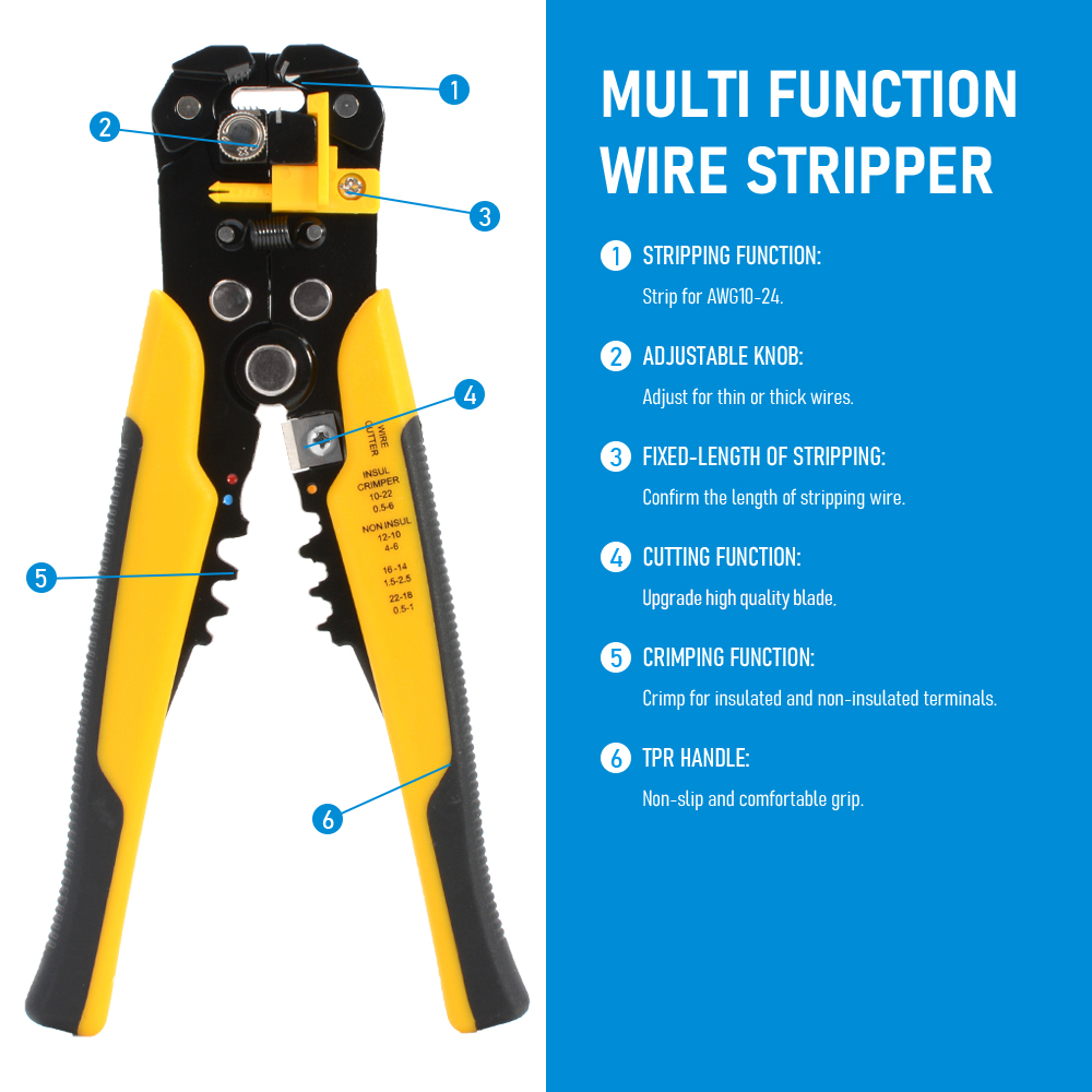 Verstelbare automatische draad - Automatic Wire Stripper Cutter recensie en prijs