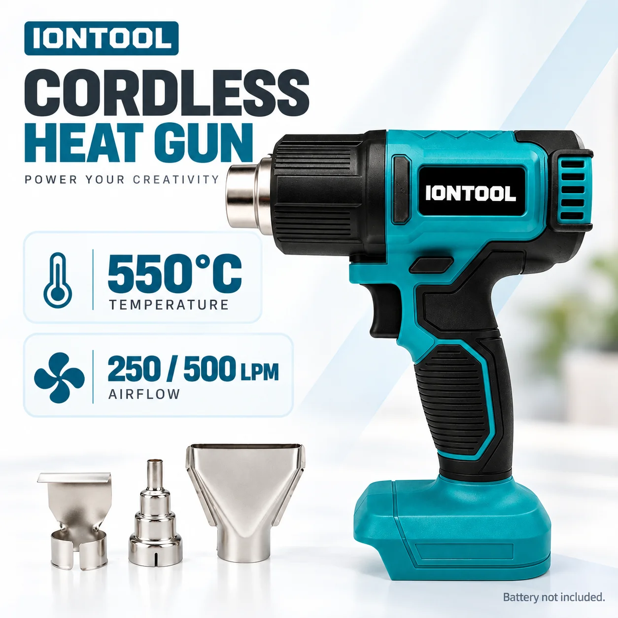 IONTOOL draadloze heteluchtpis - Cordless Heat Gun For Shrink Tubing recensie en prijs