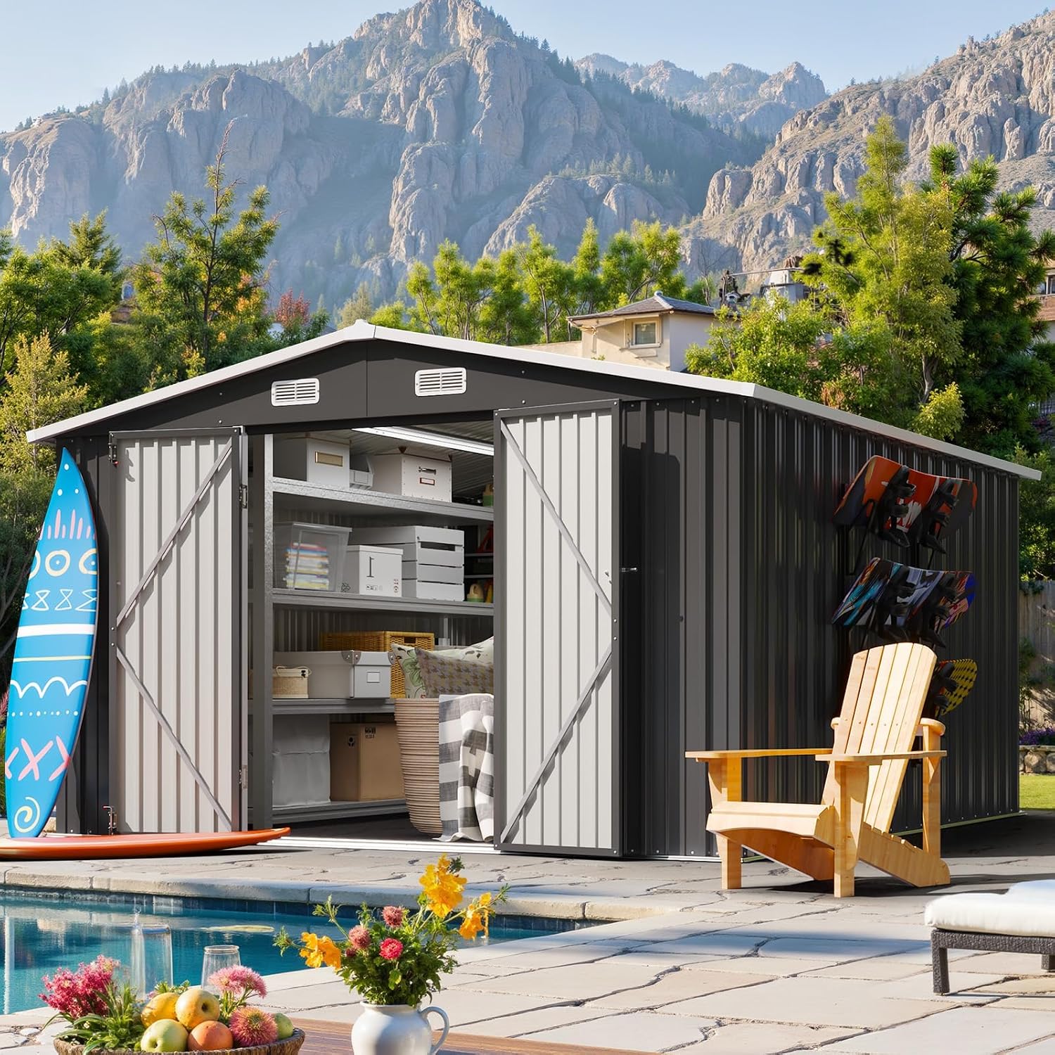 10x12FT Buitenberging Waterdic - Garden Tools recensie en prijs