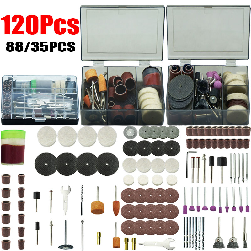 35/88/120 st Mini Boor Accesso - Cordless Rotary Tool Kit Accessories recensie en prijs