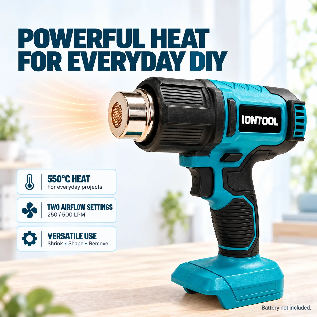 IONTOOL draadloze warmtepistoo - Cordless Heat Gun For Shrink Tubing recensie en prijs